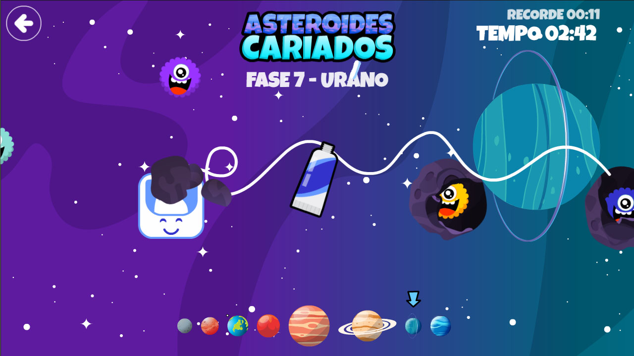 Screenshot Asteróides Cariados 05