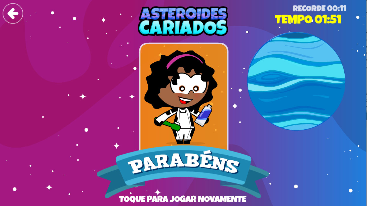 Screenshot Asteróides Cariados 07