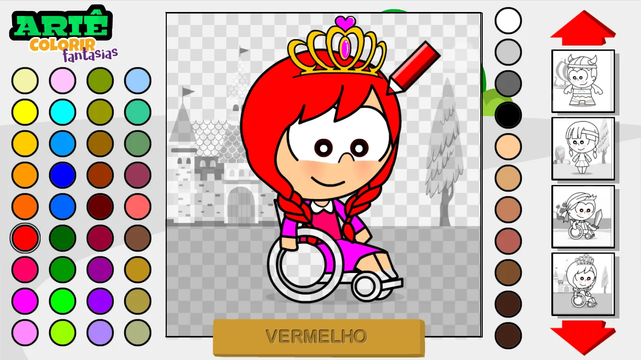 Screenshot Ariê Colorir Fantasias 04