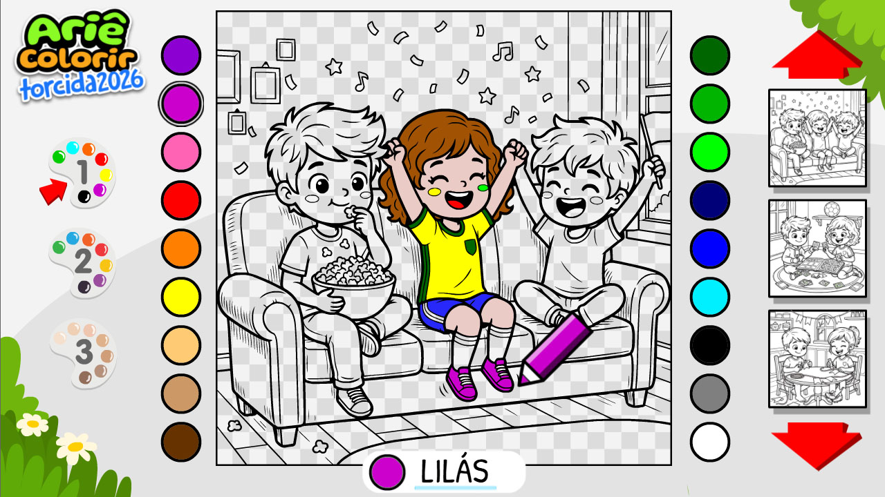 Screenshot Ariê Colorir Torcida 2026 (Versão Final) 02