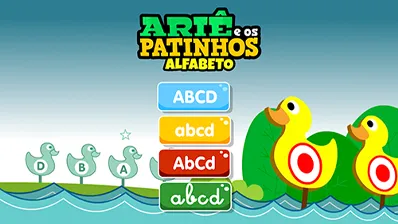 Screenshot Arie e os Patinhos, Alfabeto 01