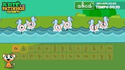 Screenshot Arie e os Patinhos, Alfabeto 03