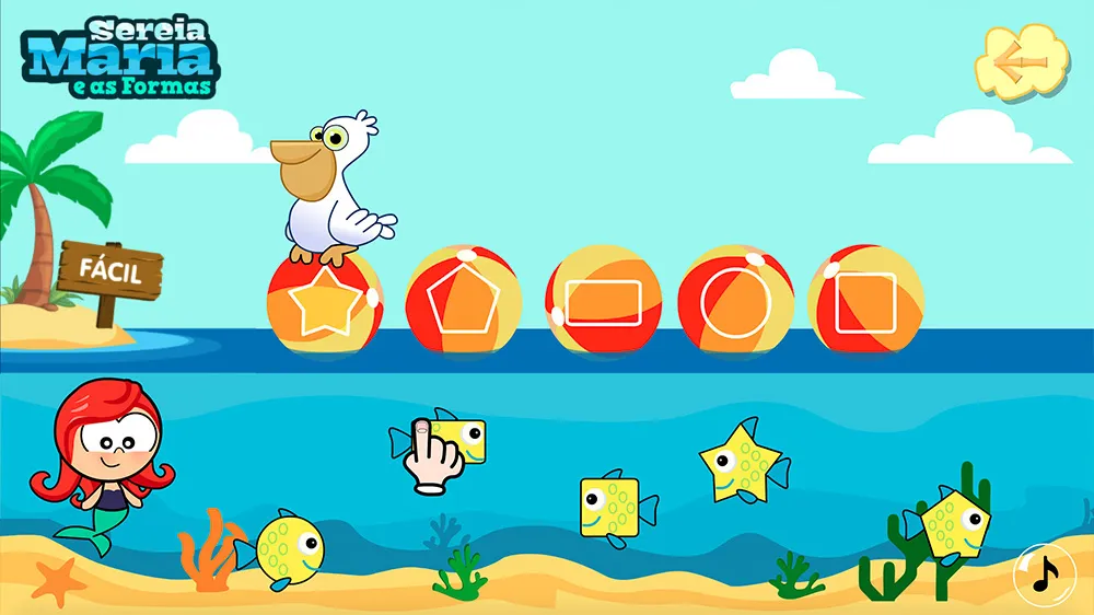 Screenshot Sereia Maria e as Formas 02
