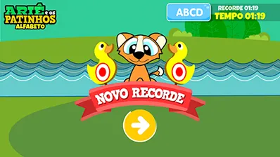 Screenshot Arie e os Patinhos, Alfabeto 04