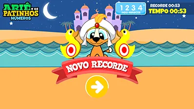 Screenshot Arie e os Patinhos, Números 04