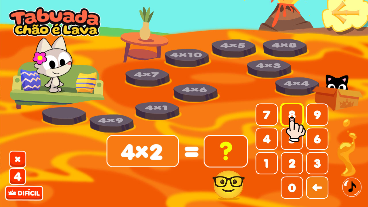 Screenshot Tabuada Chão é Lava 07
