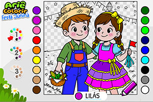 Ariê Colorir - Festa Junina