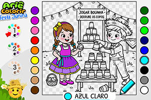 Ariê Colorir Festa Junina