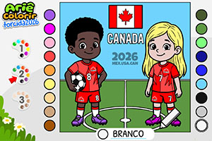 Ariê Colorir Torcida 2026