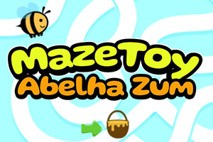 MazeToy Abelha Zum - Jogo com labirintos orgânicos