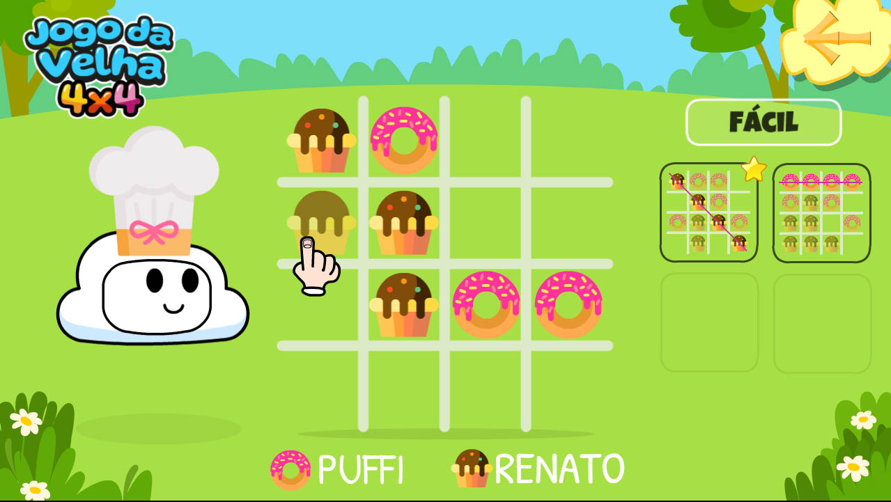 Screenshot Jogo da Velha 4x4 04