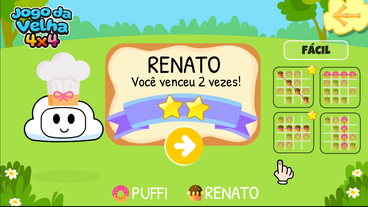 Screenshot Jogo da Velha 4x4 05