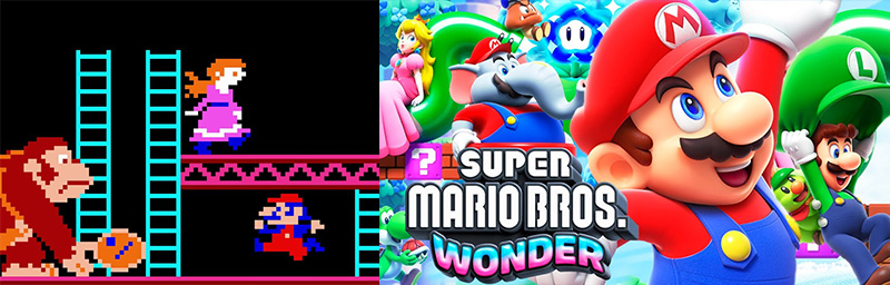 Jump Man em Donkey Kong / Super Mario