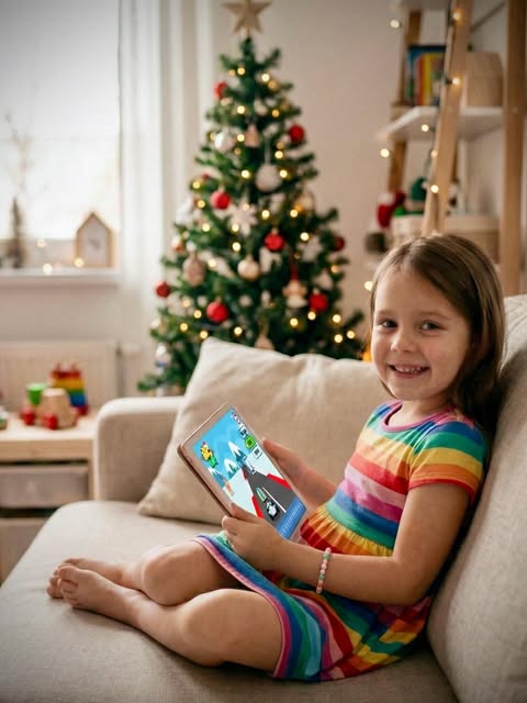 Imagem criada por IA para apresentar o ABCKart – Edição de Natal.